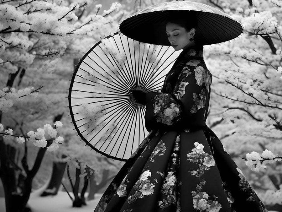 Tableau Japon Geisha - Décoration Murale Élégance Zen