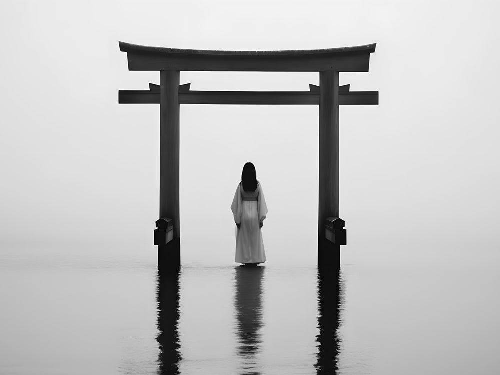 Tableau du Japon | Lac Japonais - Fabulartz.fr