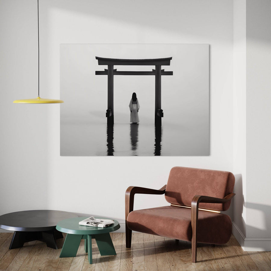 Tableau Japon Lac Japonais - Décoration Murale Sérénité Mystique