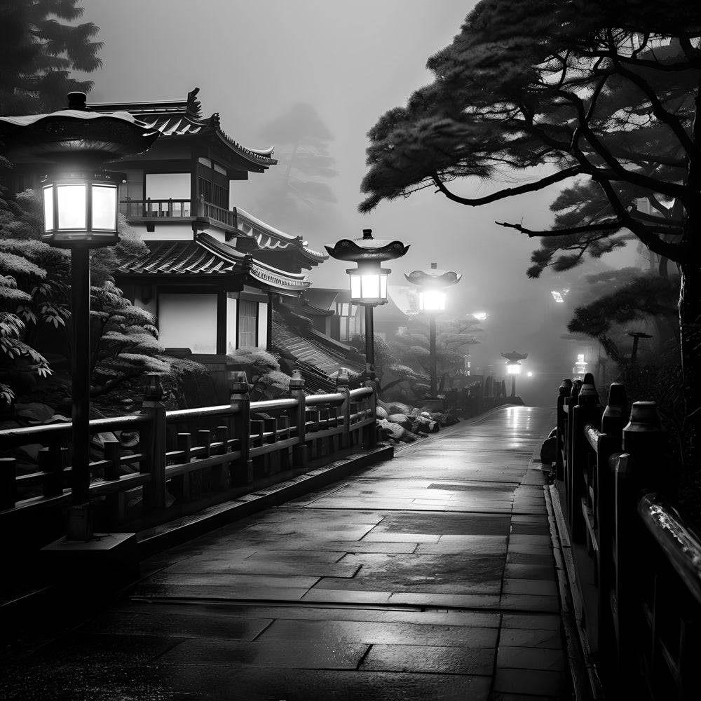 Tableau du Japon | Rue Japonaise - Fabulartz.fr