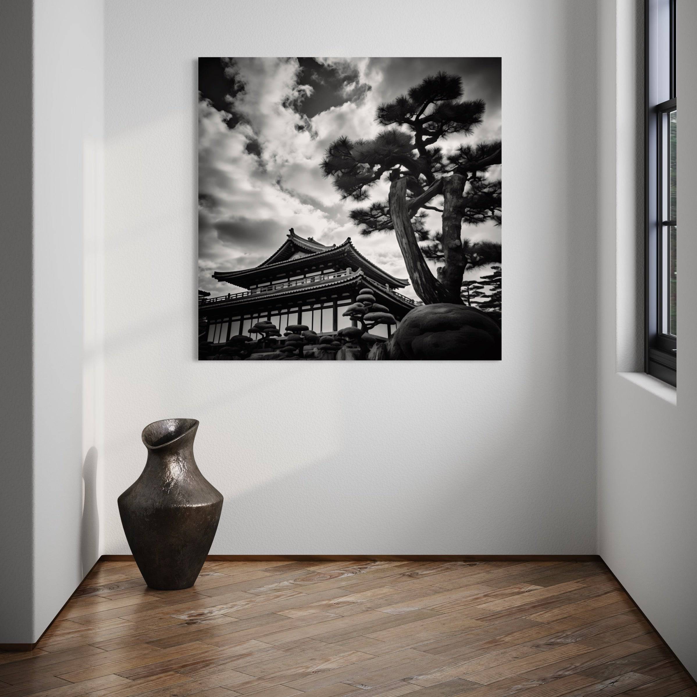 Tableau du Japon | Temple Japonais - Fabulartz.fr