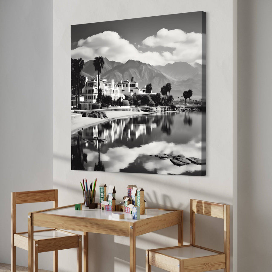 Picture Spain Lake view - Peaceful wall decoration