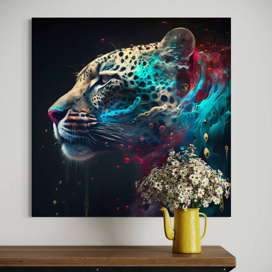 Tableau Pop Art Félin Guépard - Décoration Murale