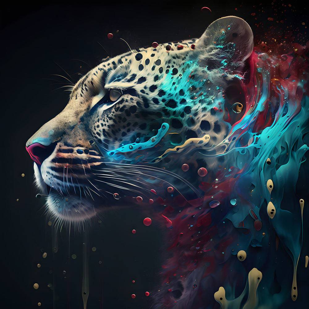 Tableau Félin Guépard Pop Art - Décoration Murale - Fabulartz.fr