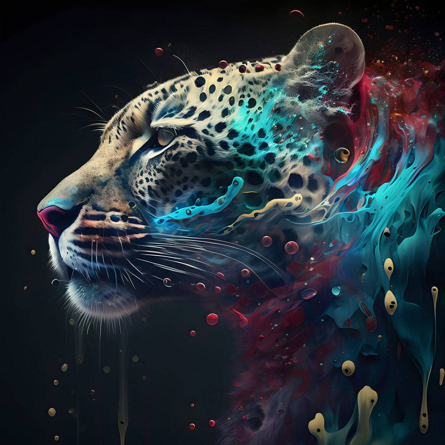 Tableau Pop Art Félin Guépard - Décoration Murale
