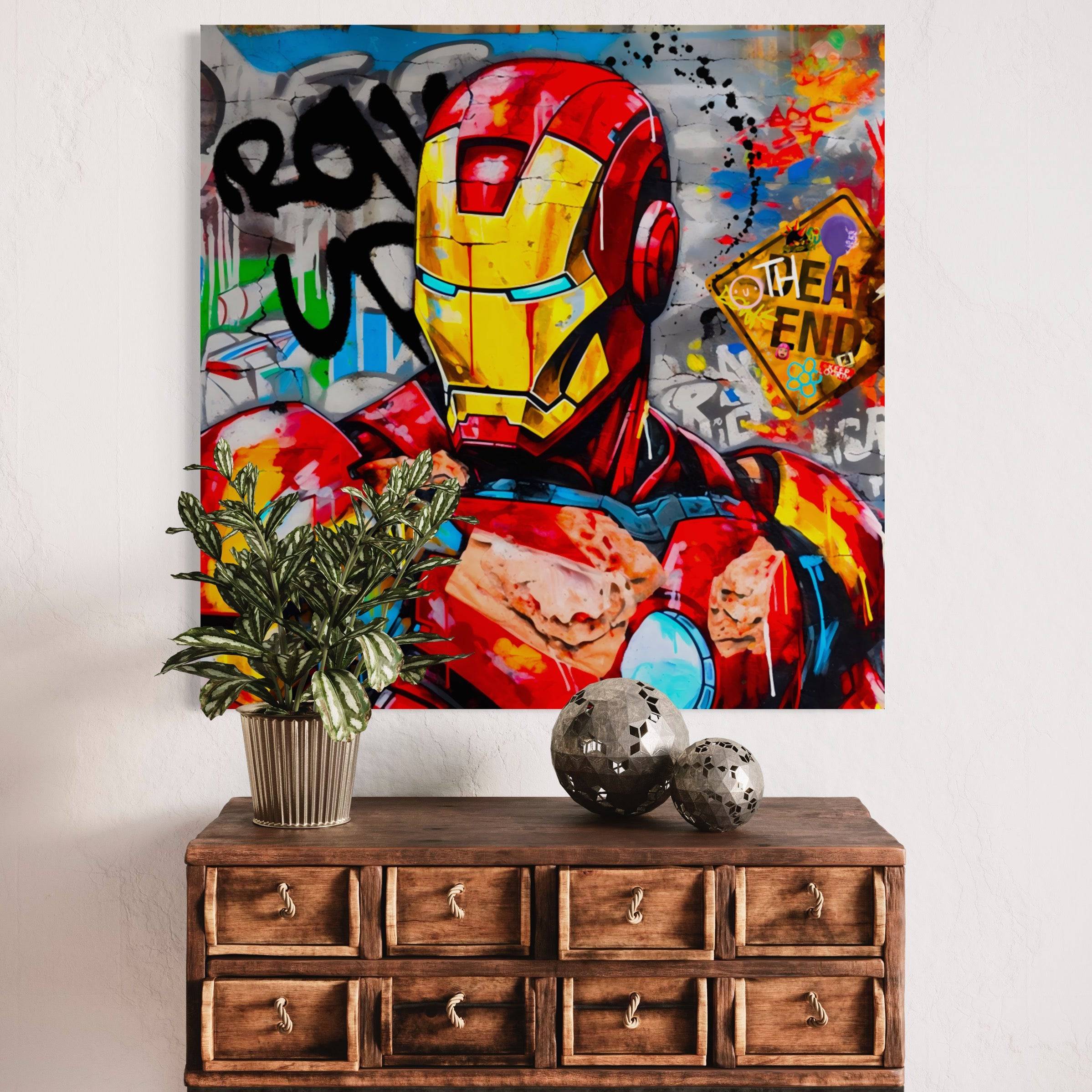 Tableau Iron Man - Marvel - Déco - Fabulartz.fr 