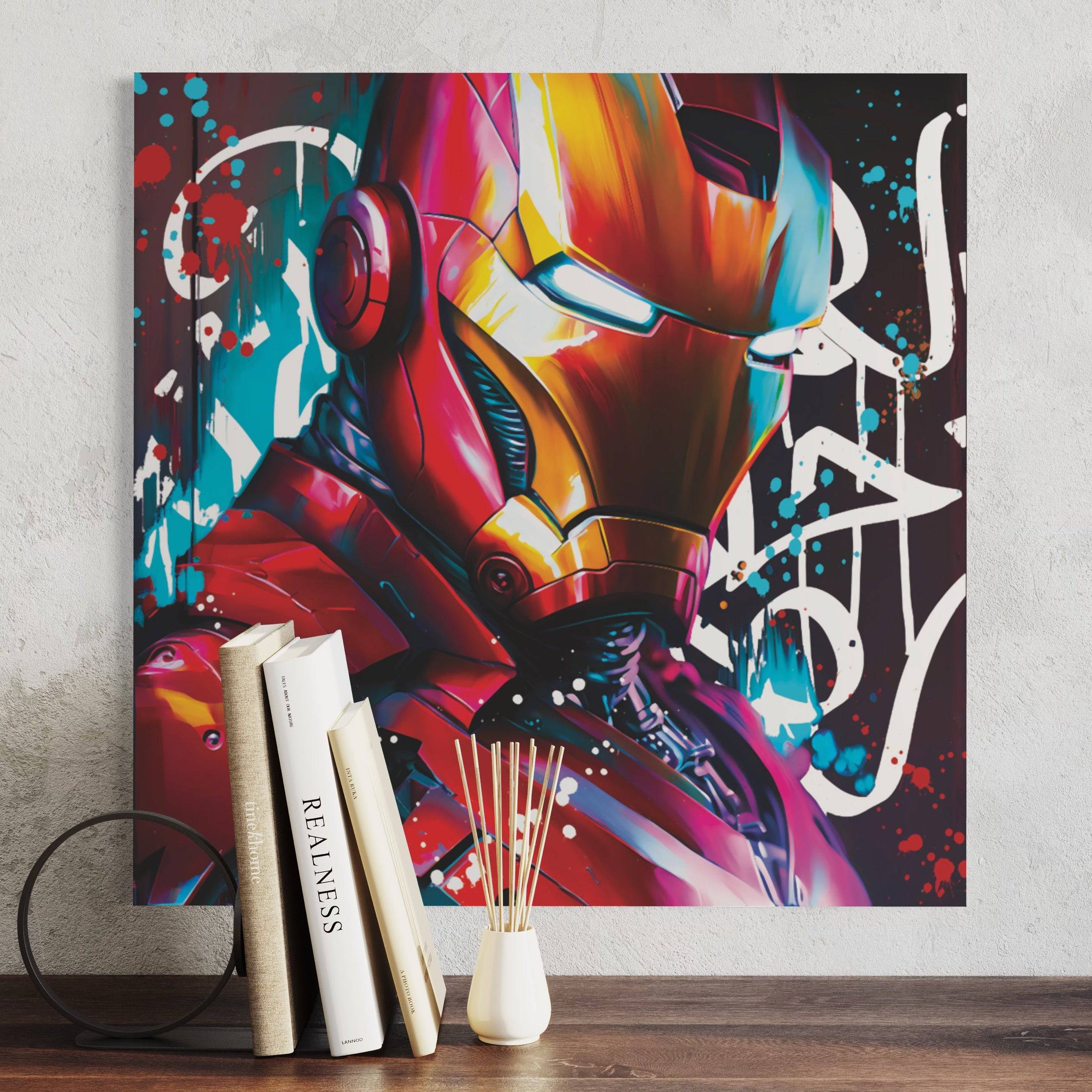 Tableau Iron Man - Moderne - Deco - L'armure éclatante - Fabulartz.fr