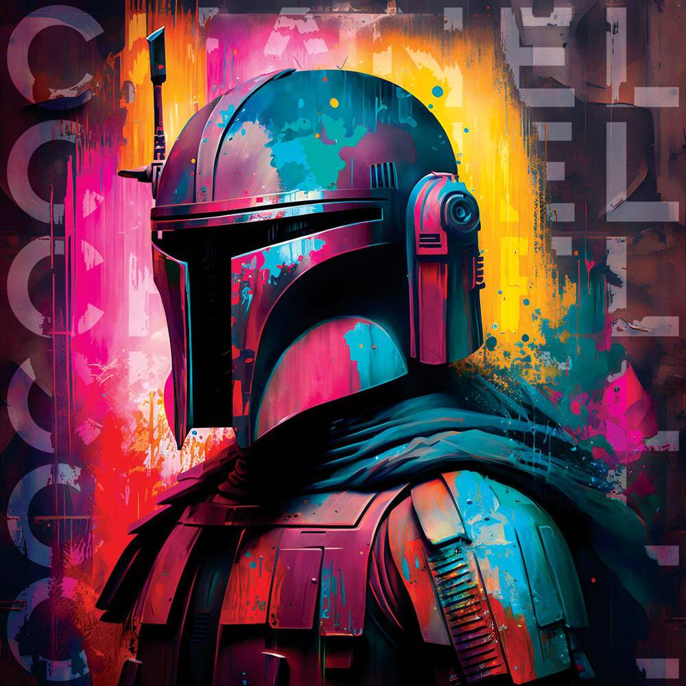 Tableau Le Mandalorian - Décoration Murale - Fabulartz.fr