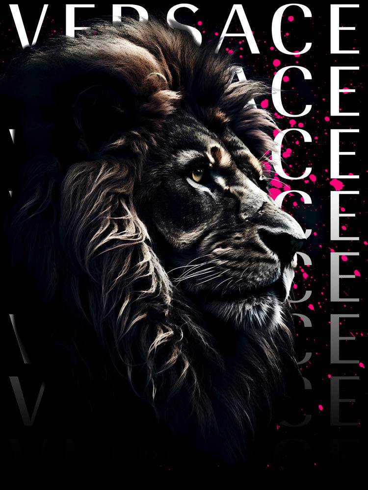 Tableau Luxe - Lion Versace - Fabulartz.fr 