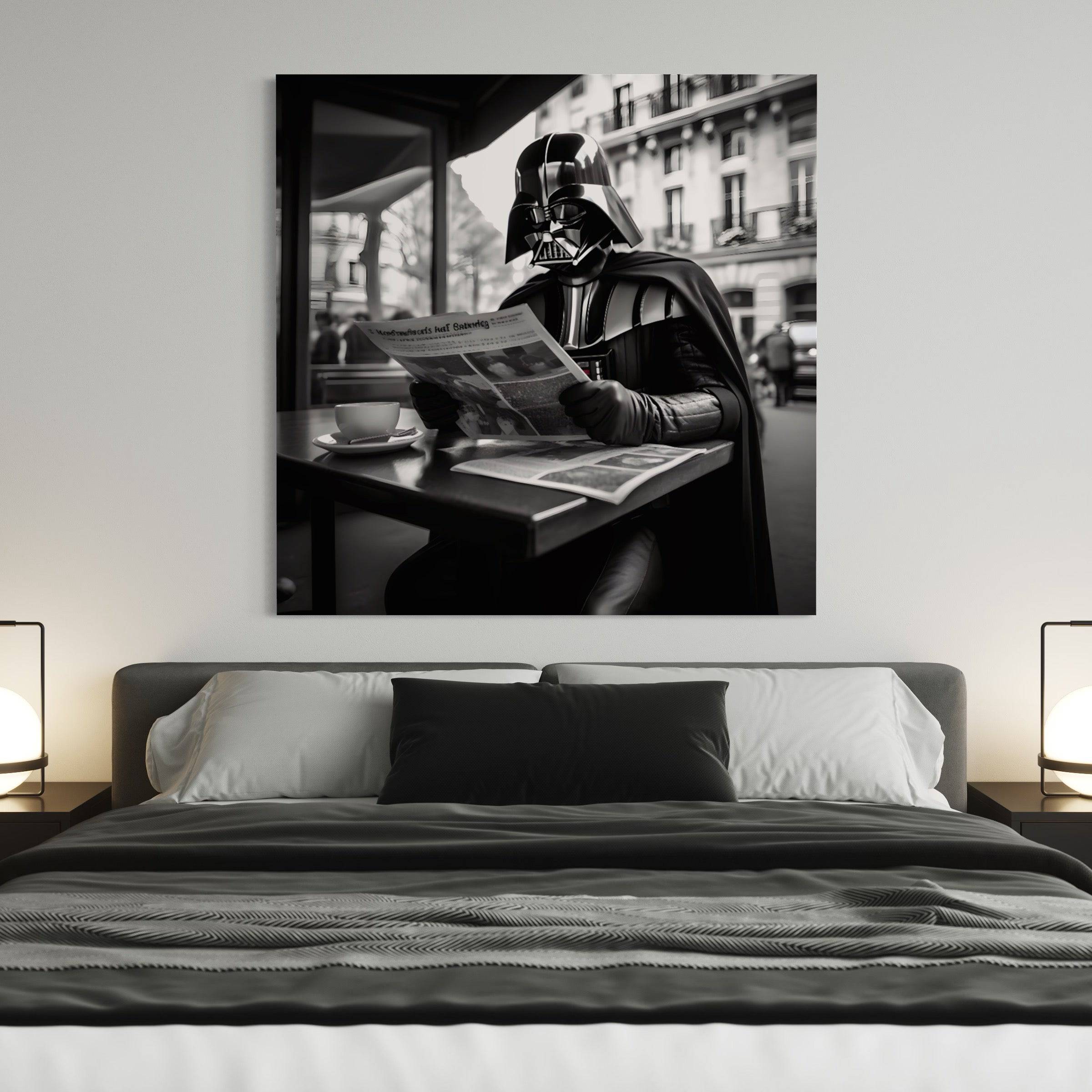 Tableau Noir et Blanc - Dark Vador - Moderne - Deco - Fabulartz.fr 