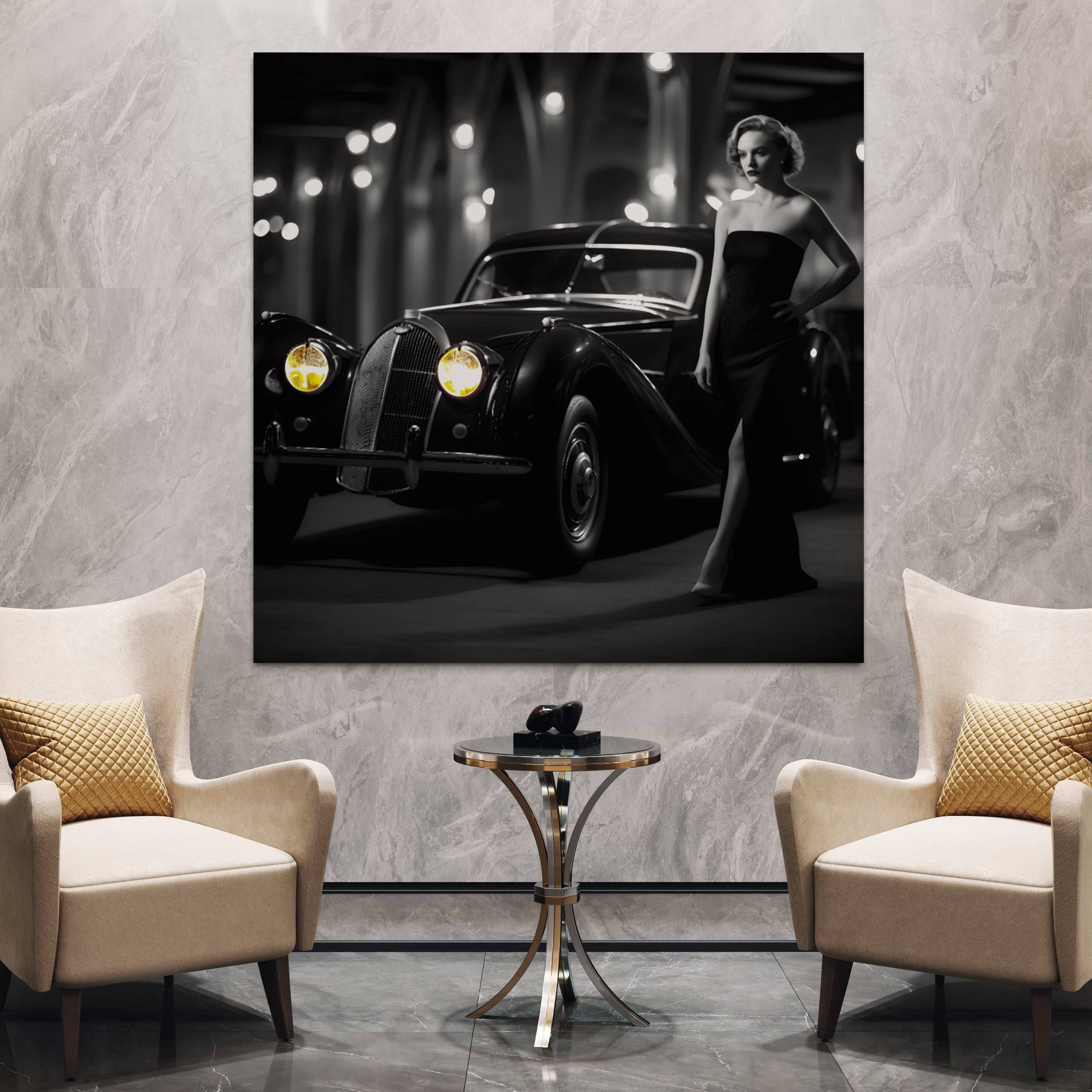 Tableau Noir et Blanc - Intemporelle - Deco - Moderne - Fabulartz.fr