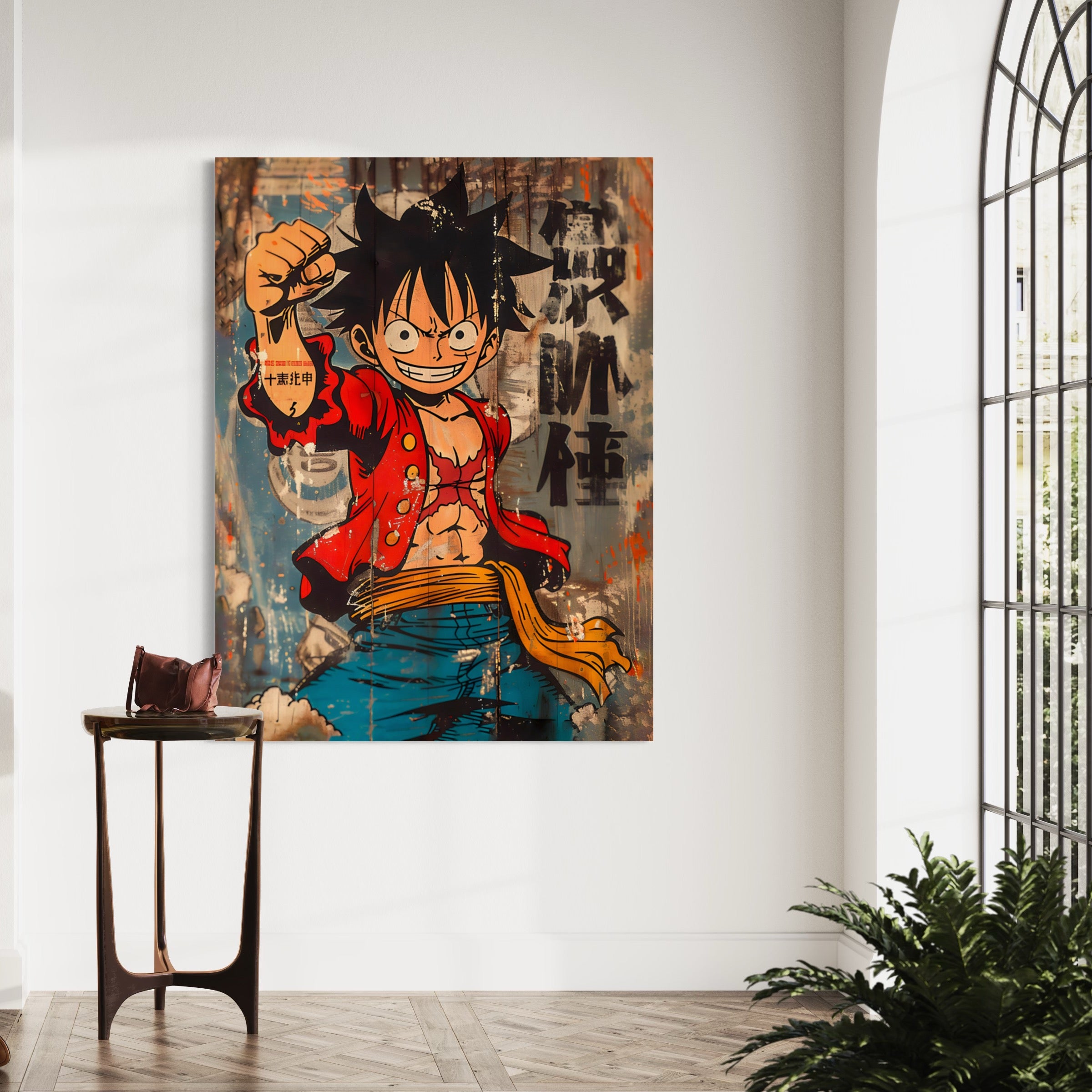 Tableau One Piece - Luffy Vintage - Décoration Murale Design - Fabulartz.fr