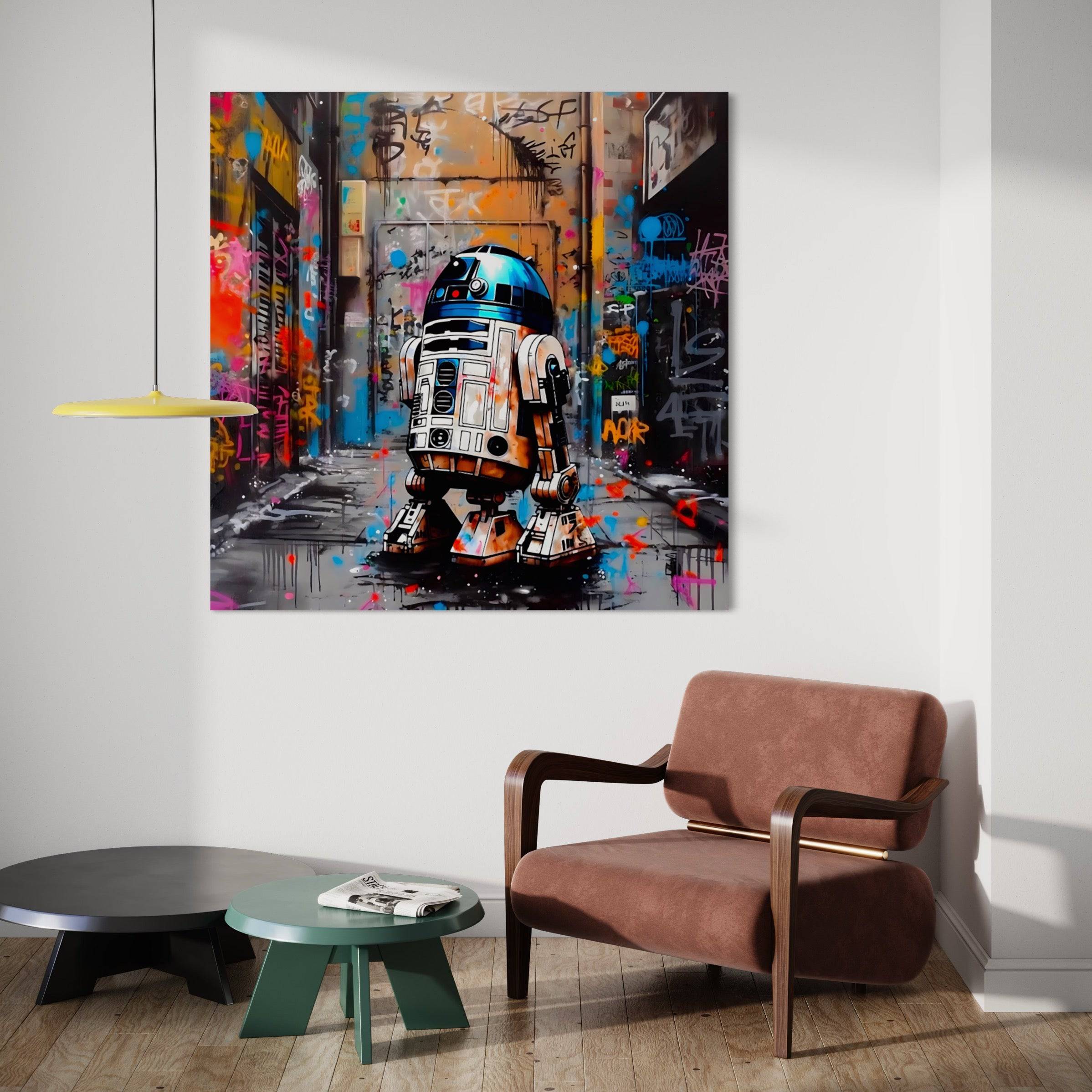 Tableau R2D2 - Star Wars - Pop Art - Design - Fabulartz.fr