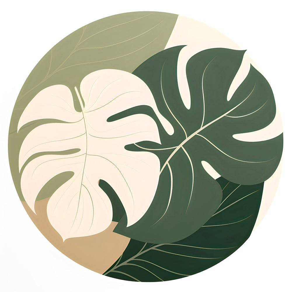 Tableau scandinave style nordique - Aurore Botanique - Fabulartz.fr