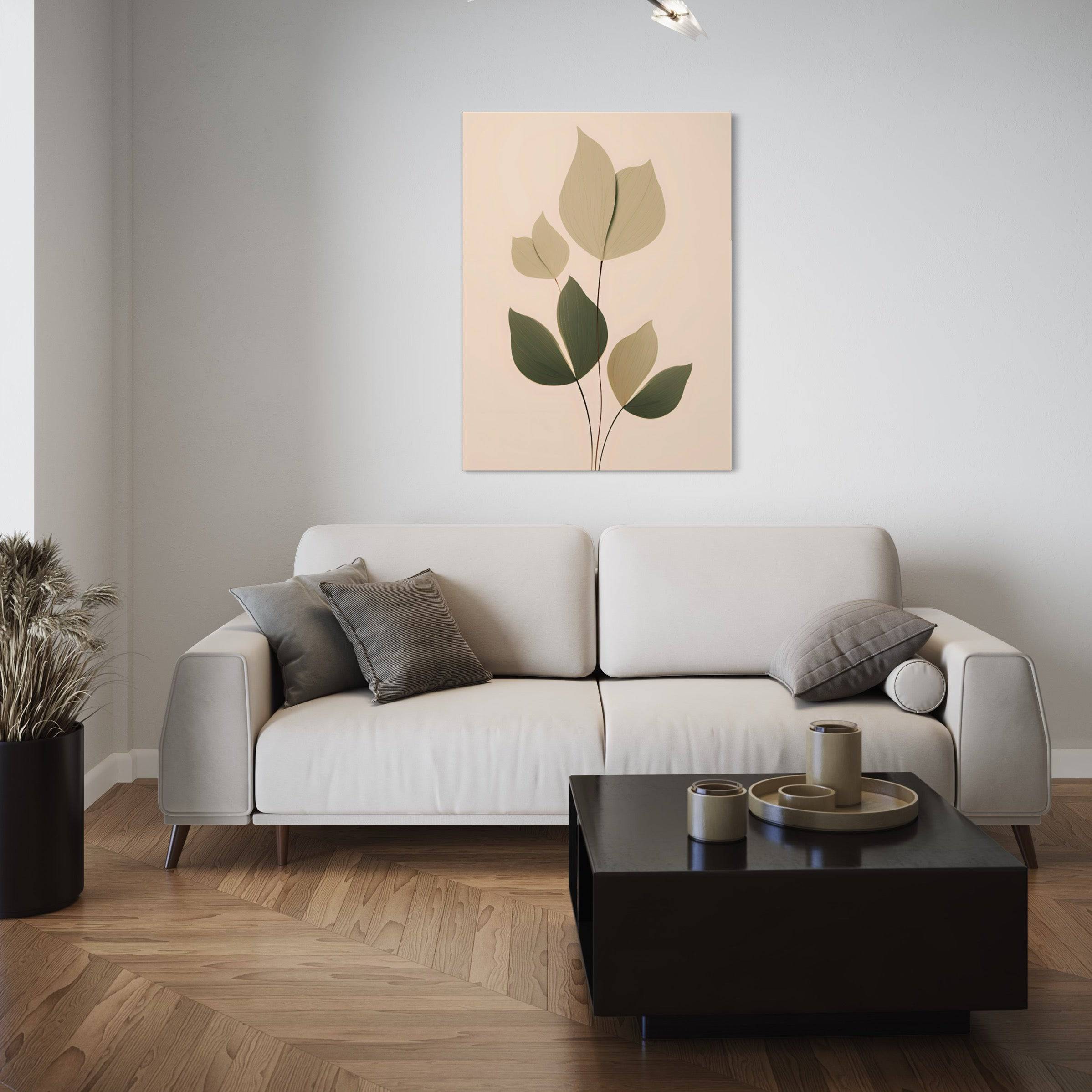 Tableau scandinave style nordique - Contraste Botanique - Fabulartz.fr