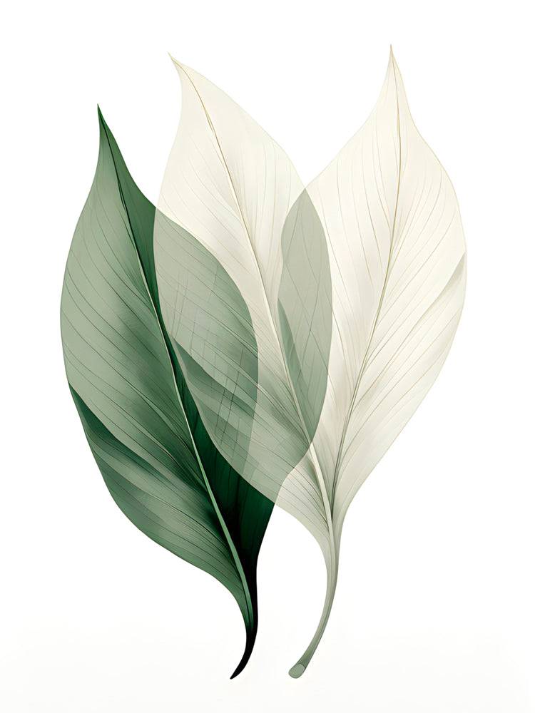 Tableau scandinave style nordique - Impression Verte - Fabulartz.fr