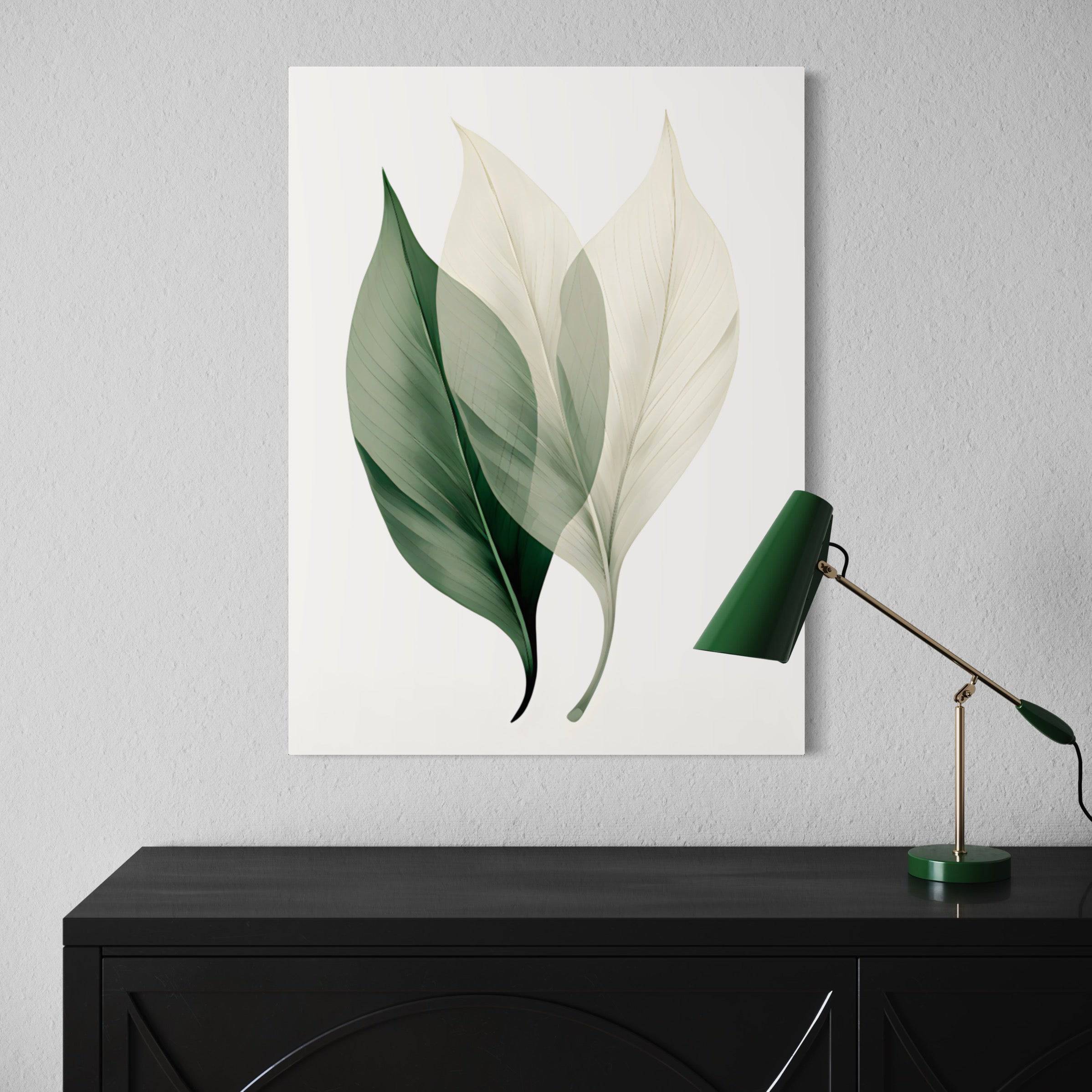 Tableau scandinave style nordique - Impression Verte - Fabulartz.fr