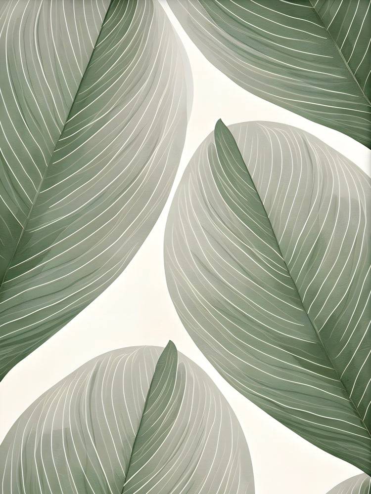 Scandinavian painting Reflets de Nature - Natural wall decoration