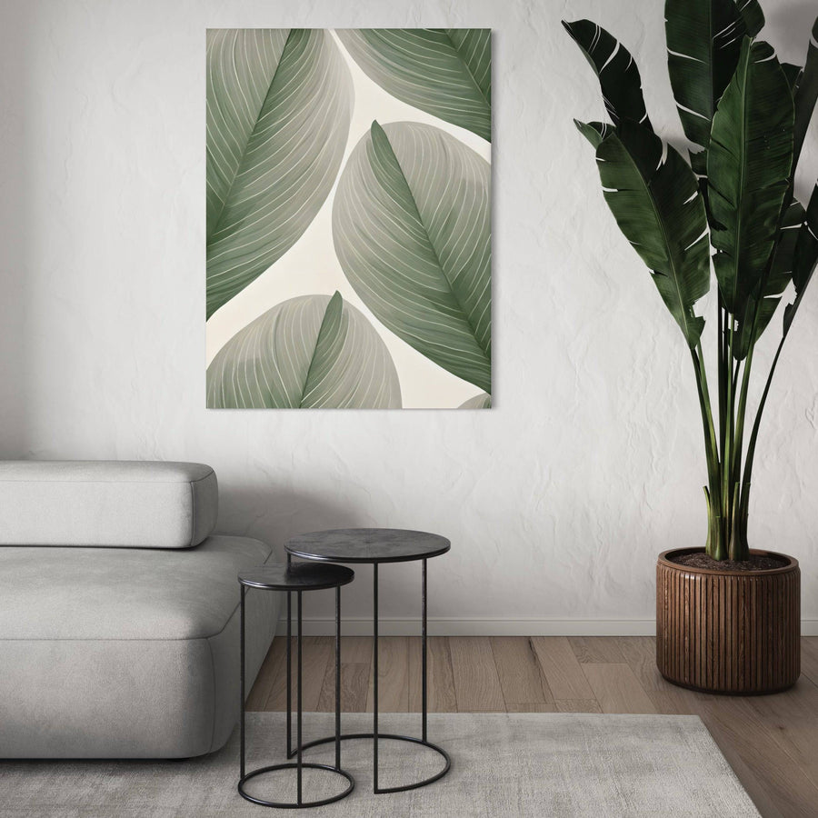 Scandinavian painting Reflets de Nature - Natural wall decoration