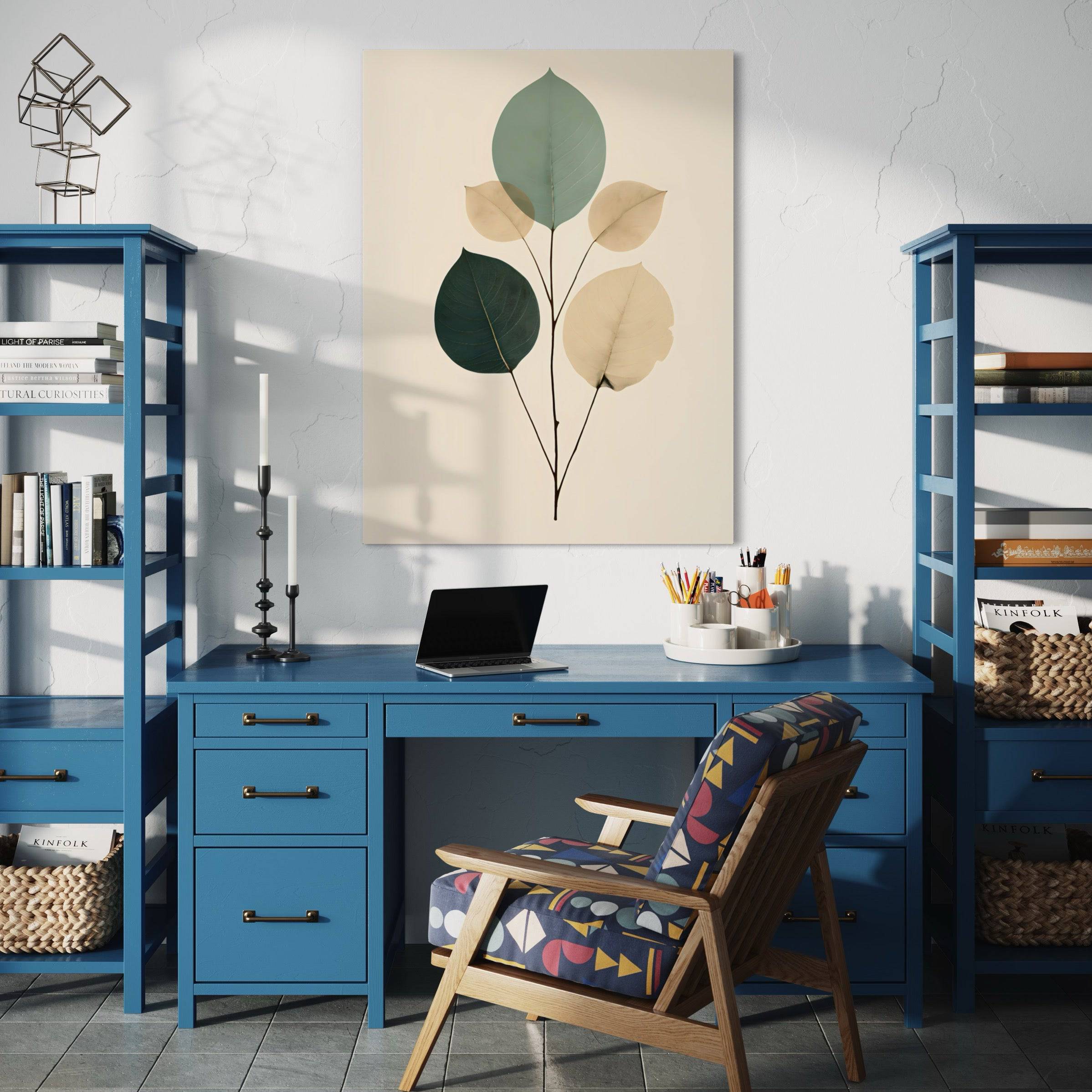 Tableau scandinave style nordique - Sérénade des Feuilles - Fabulartz.fr