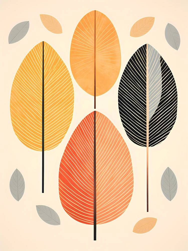 Scandinavian painting Vibrations d'Élégance - Artistic wall decoration