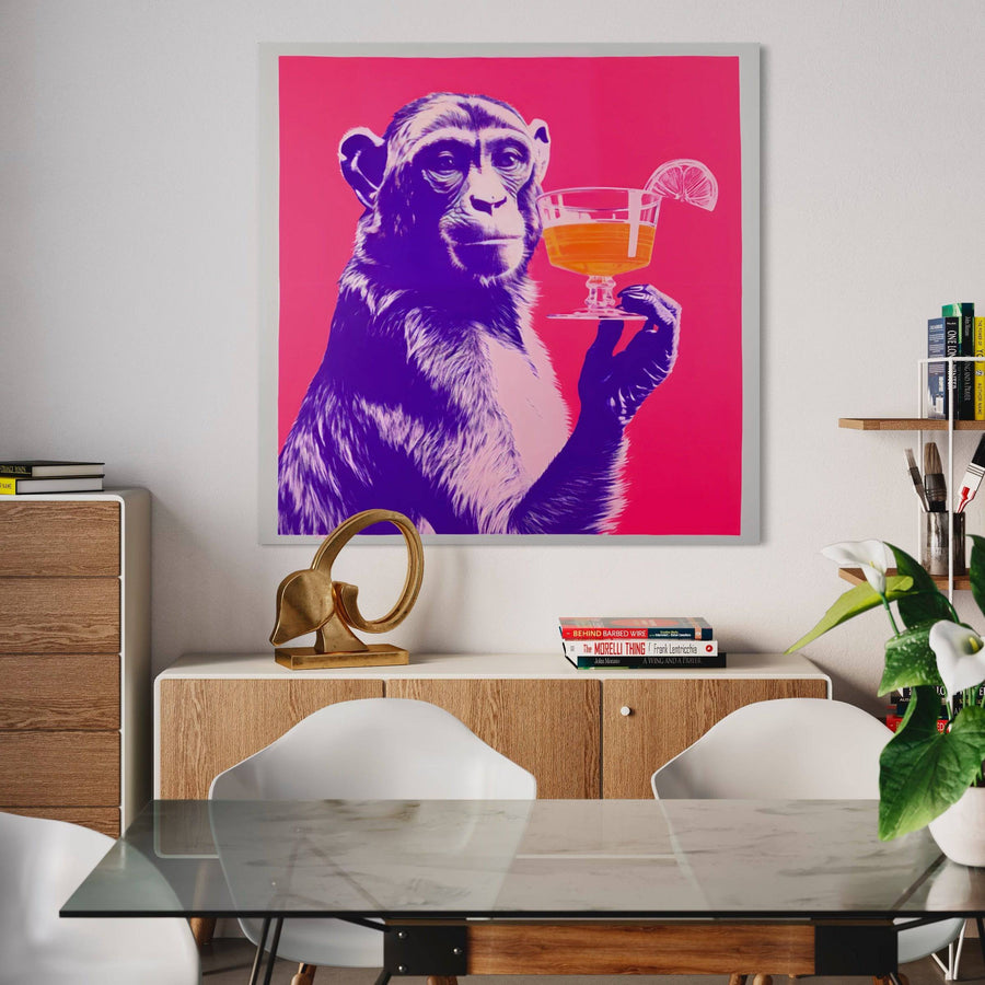 Pop Art Monkey - Fun wall decor