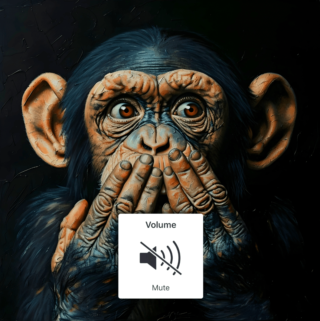 Tableau Singe Silence – Cadre Déco Profond pour Salon - Fabulartz.fr