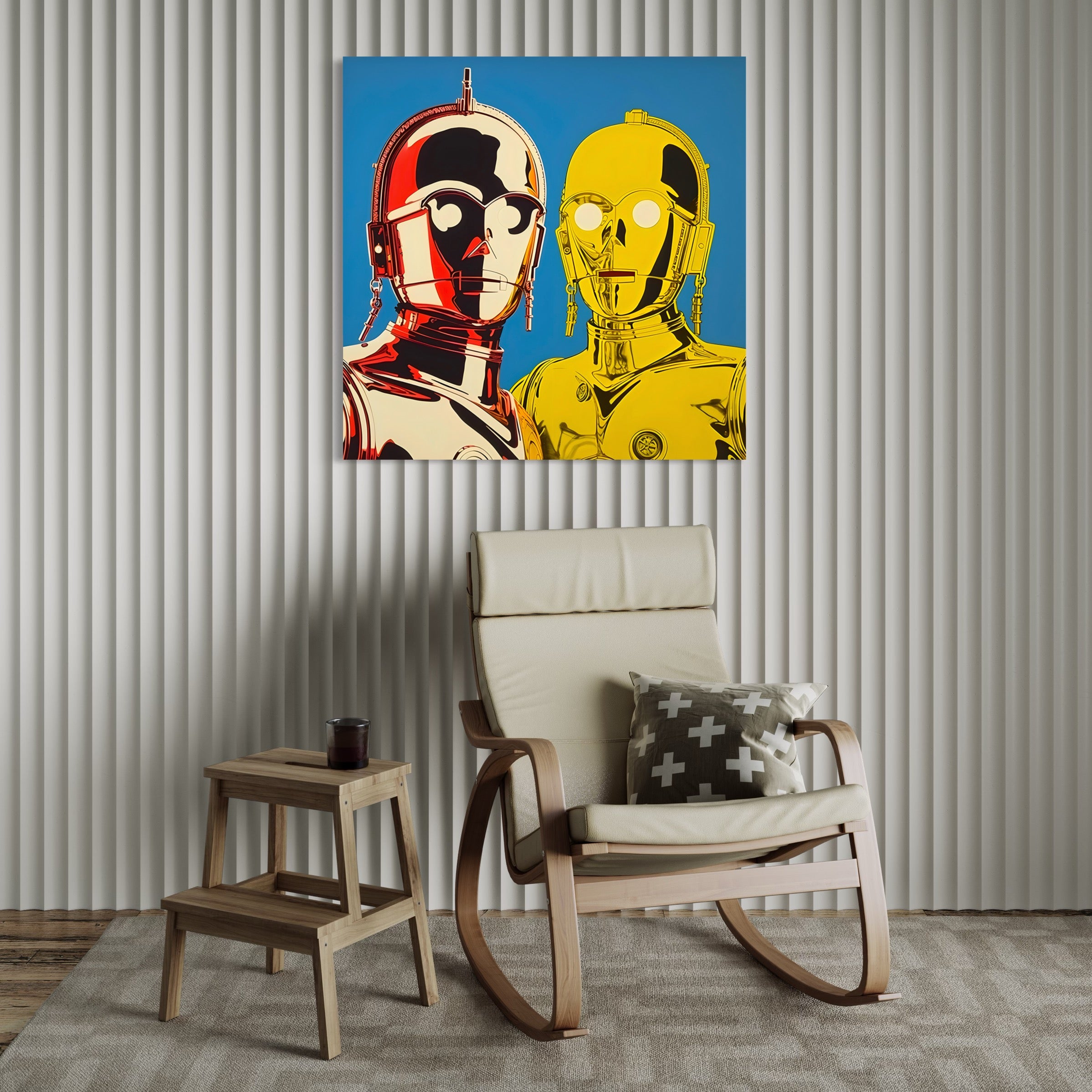 Tableau Star Wars - C-3PO et R2-D2 - Décoration Murale Design - Fabulartz.fr