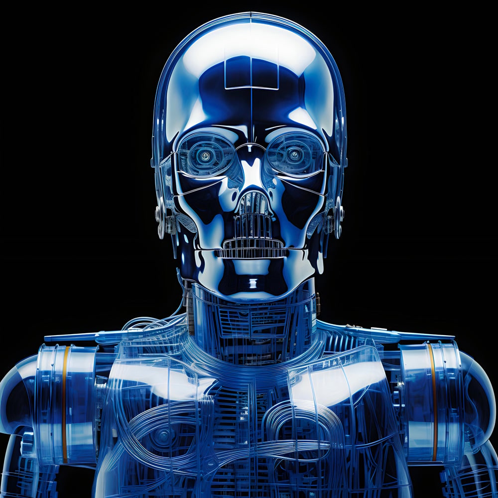 Tableau Star Wars - C-3PO Futuriste - Décoration Murale Moderne - Fabulartz.fr