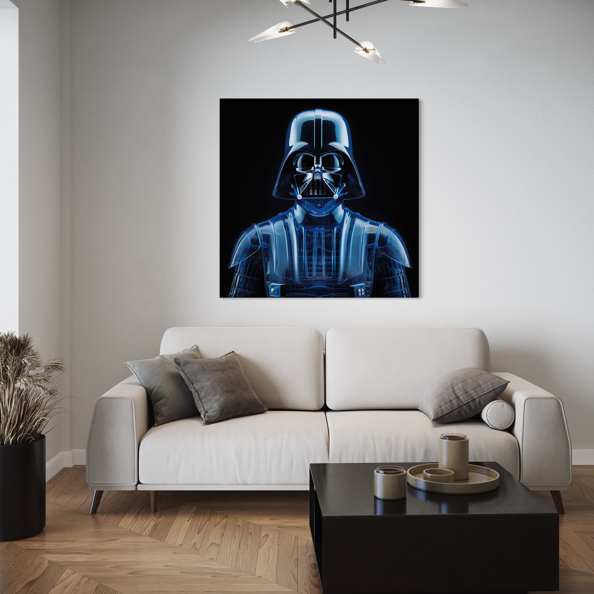Tableau Star Wars - Dark Vador Holographique - Décoration Murale Design - Fabulartz.fr