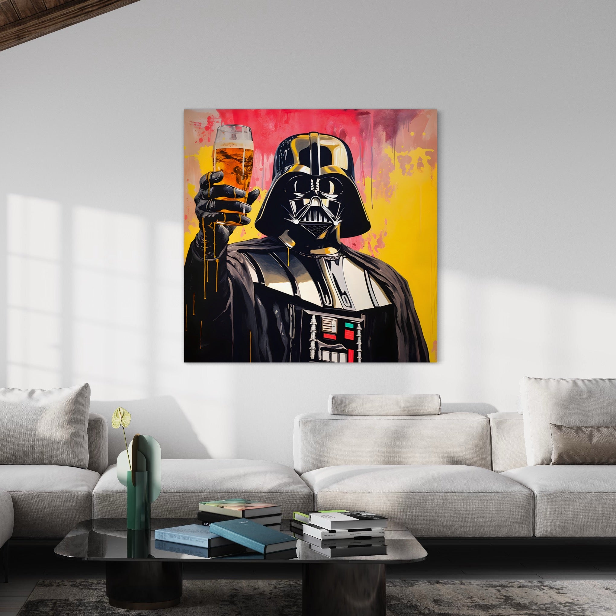 Tableau Star Wars - Dark Vador Verre - Décoration Murale Design - Fabulartz.fr
