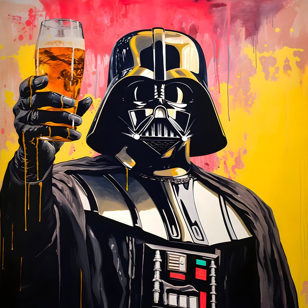 Tableau Star Wars - Dark Vador Verre - Décoration Murale Design - Fabulartz.fr