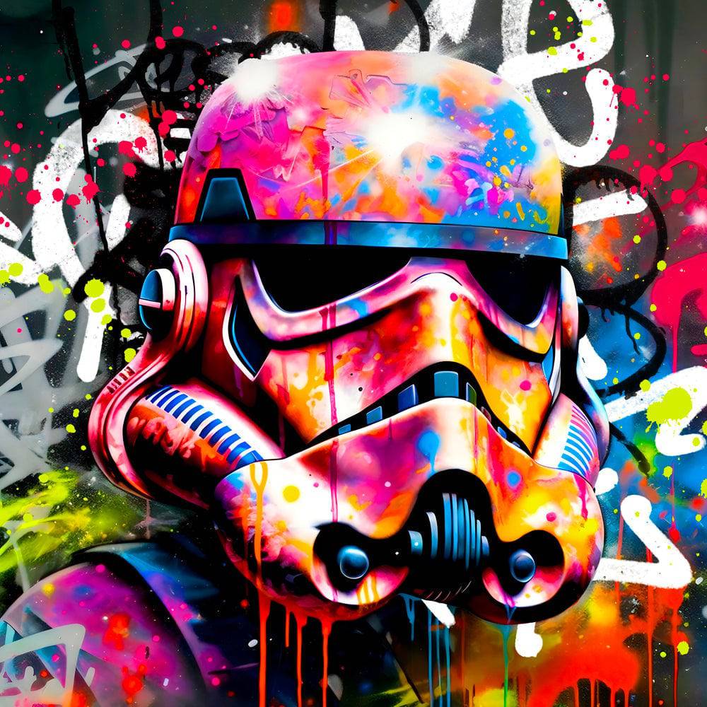 Tableau Star Wars - Pop Art - Stormtrooper - Fabulartz.fr