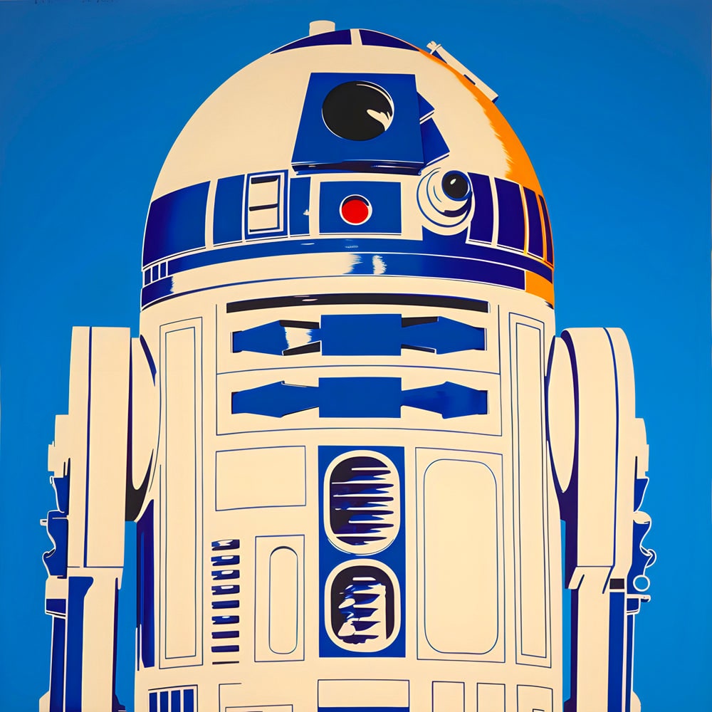 Tableau Star Wars - R2-D2 - Décoration Murale Design - Fabulartz.fr