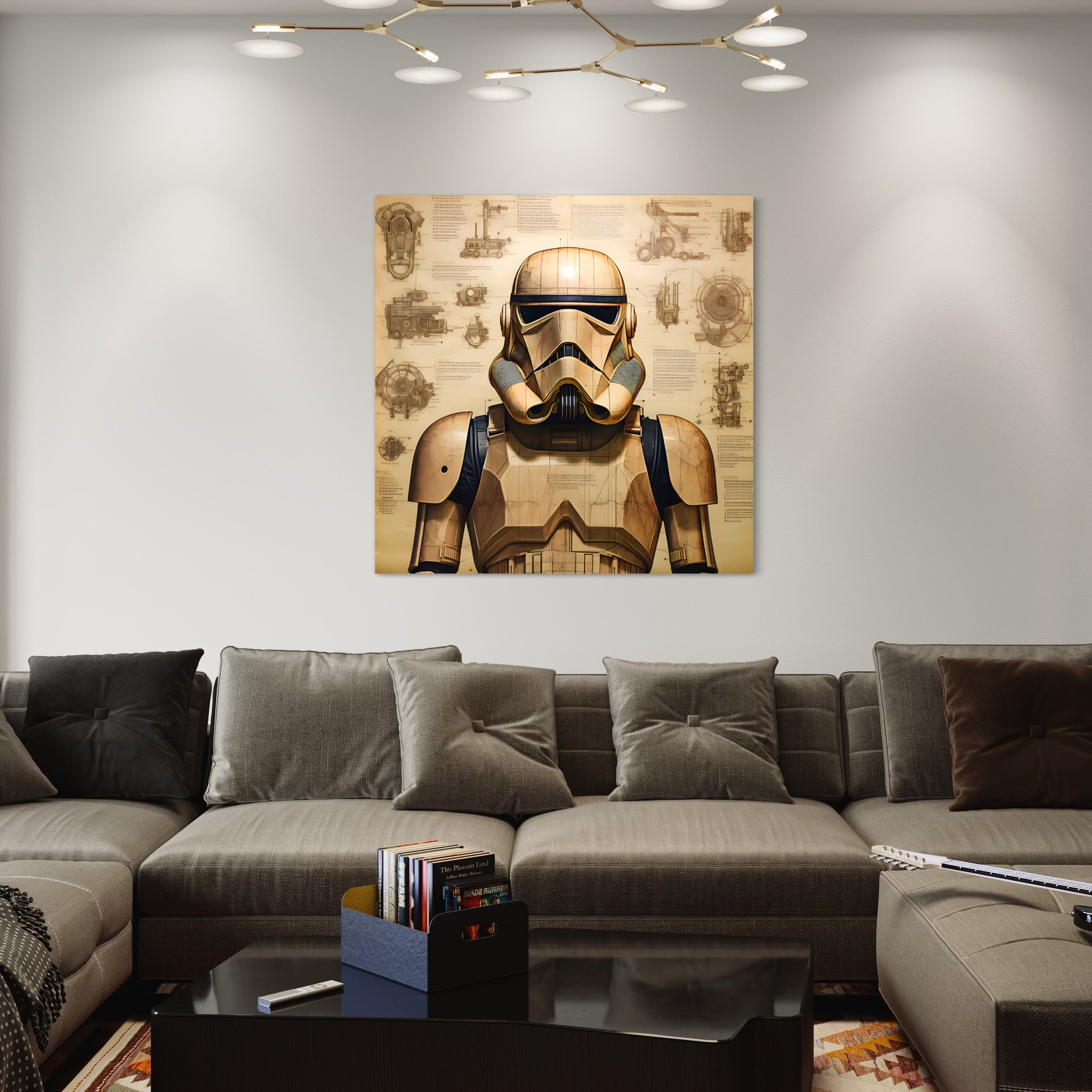 Tableau Star Wars - Stormtrooper Bois - Décoration Murale Technique - Fabulartz.fr