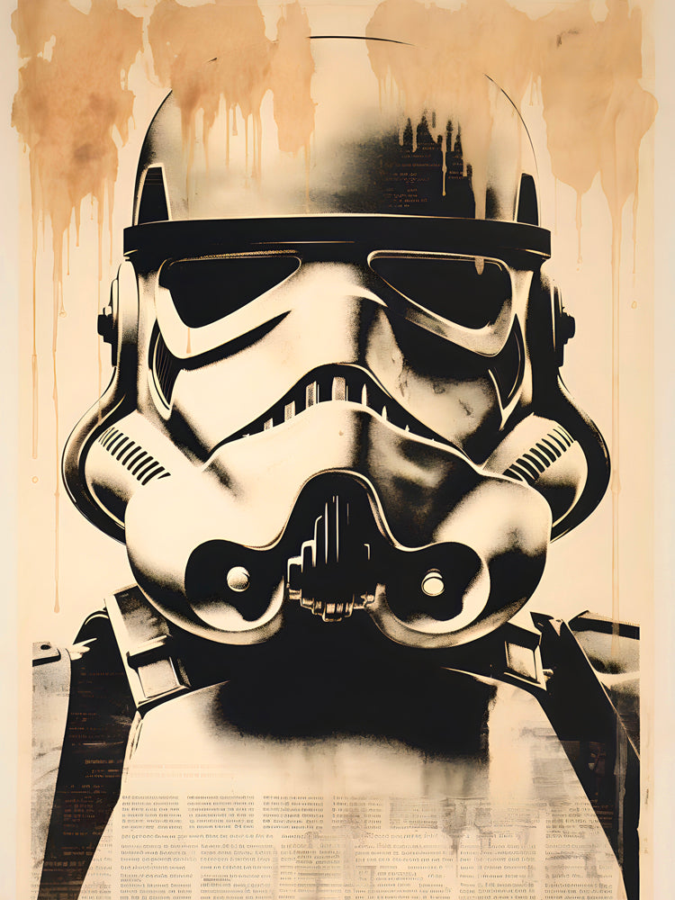 Tableau Star Wars - Stormtrooper Rétro - Décoration Murale Élégante - Fabulartz.fr