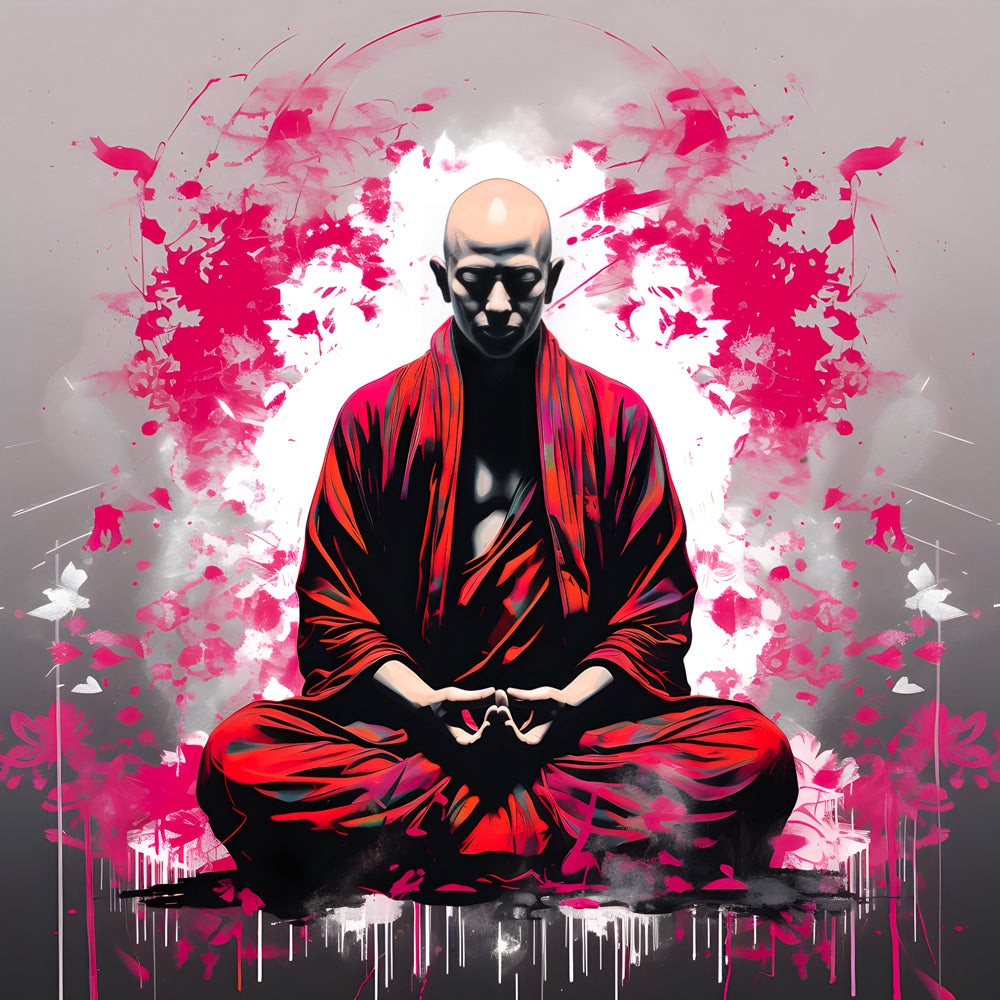 Tableau Zen Bouddha Éclatant - Ambiance Dynamique pour Décoration Murale - Fabulartz.fr