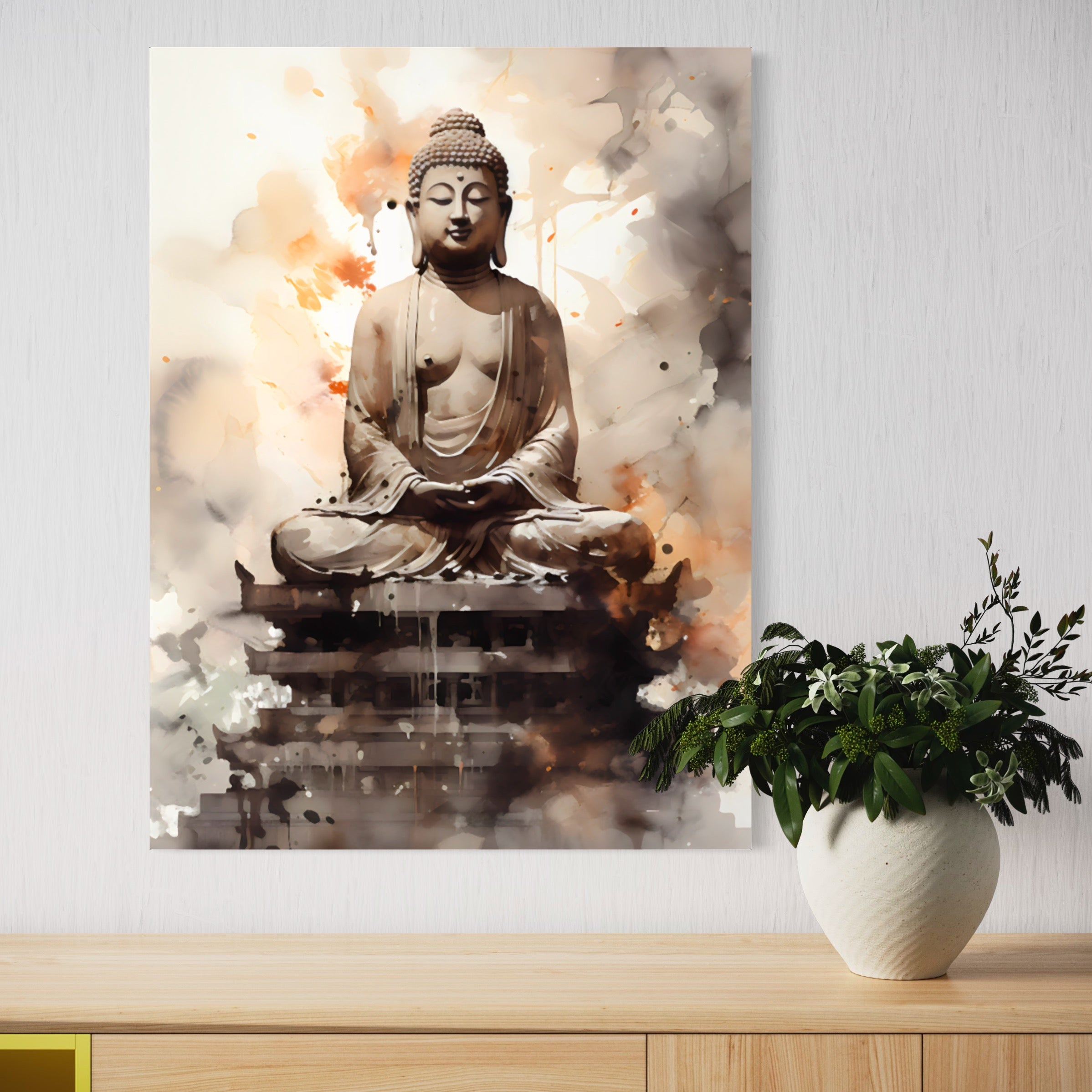Tableau Zen Bouddha en Méditation - Décoration Murale Apaisante - Fabulartz.fr