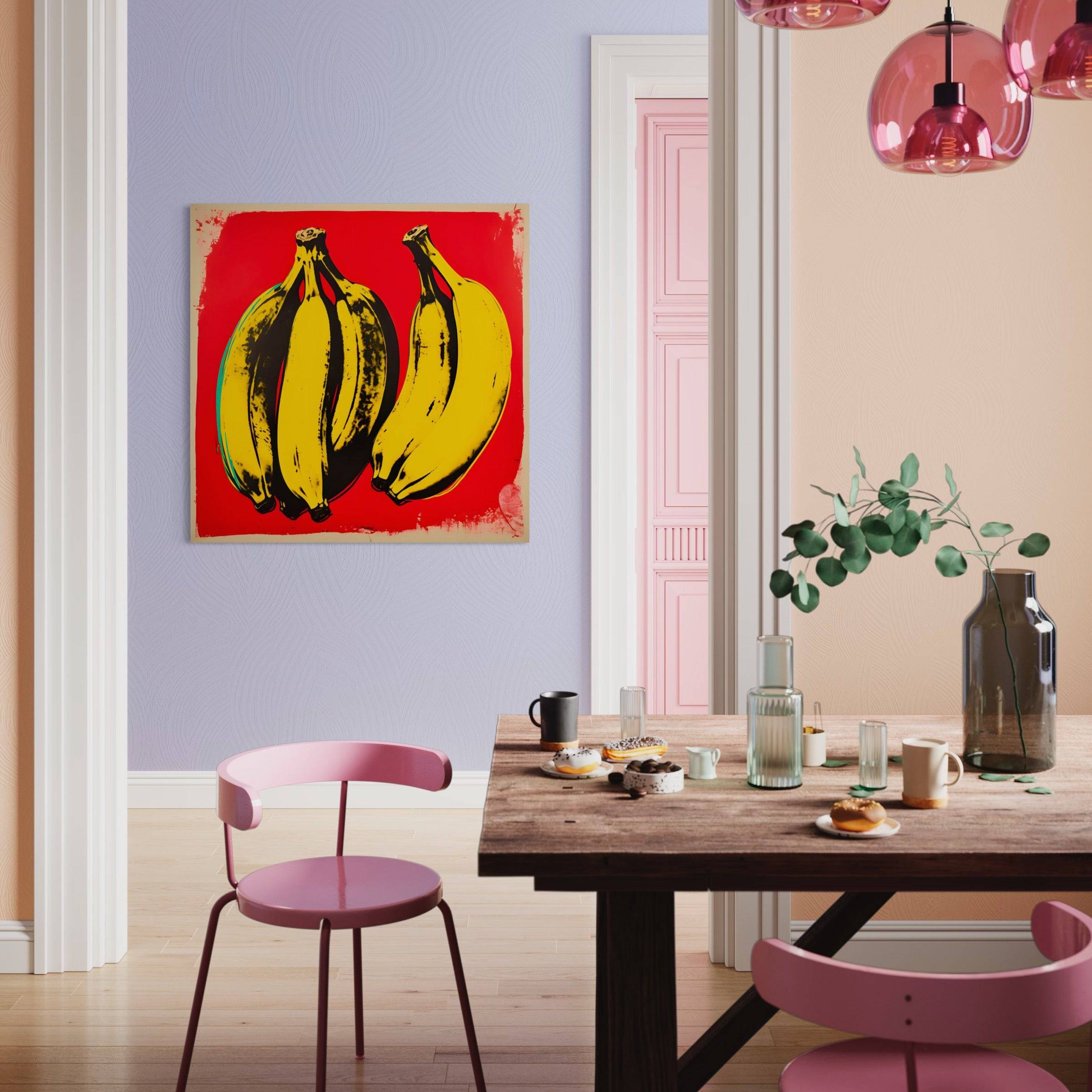 The Rhapsody of Ripe | Tableau Banane Pop Art - Fabulartz.fr 