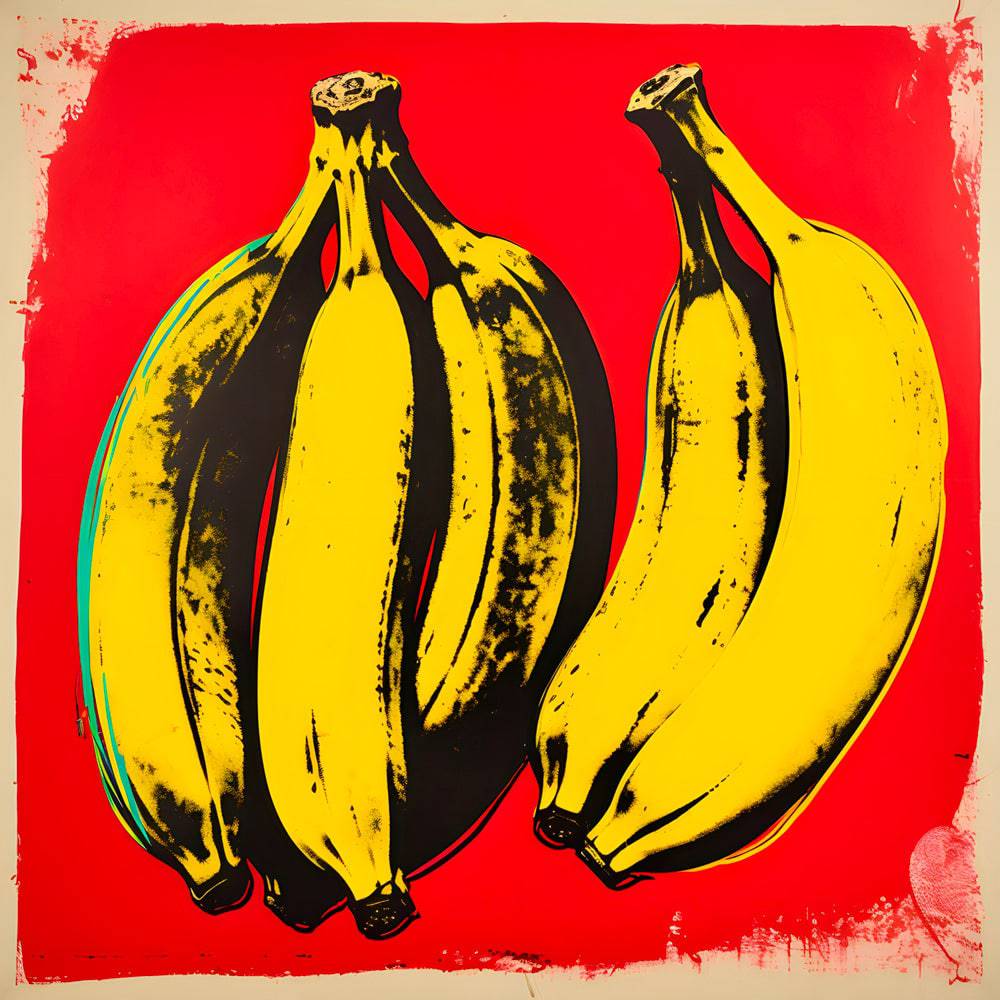 The Rhapsody of Ripe | Tableau Banane Pop Art - Fabulartz.fr 
