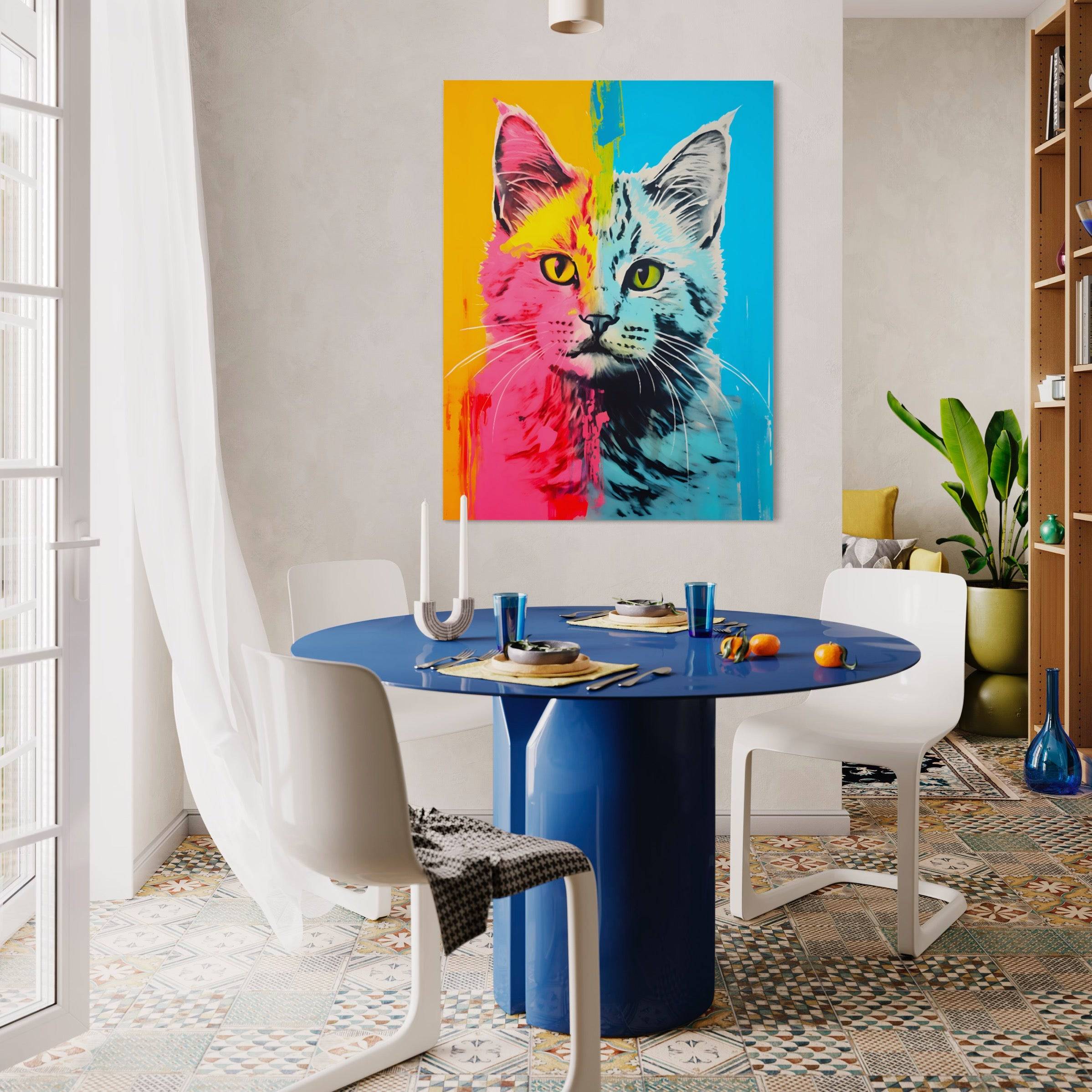 The sweet cat | Tableau Chat Pop Art - Fabulartz.fr