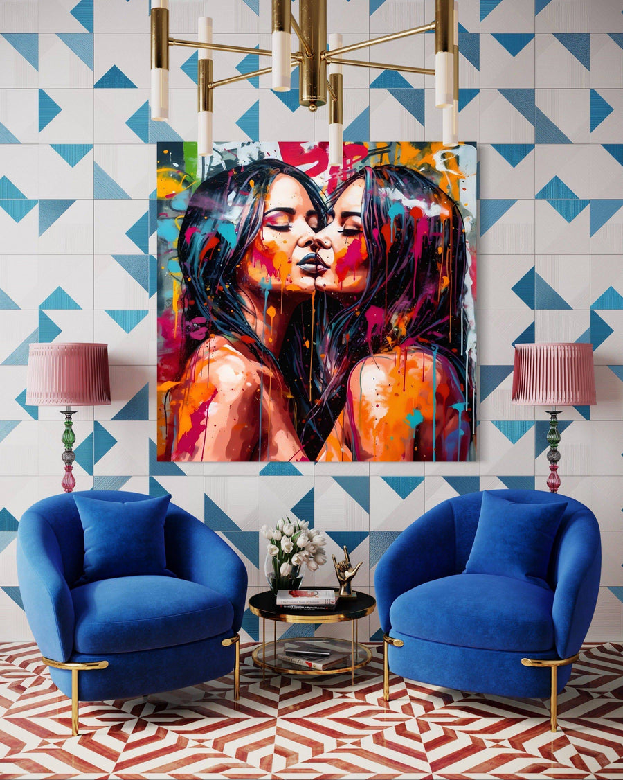 Tableau Pop Art Unconditional Love - Déco Murale