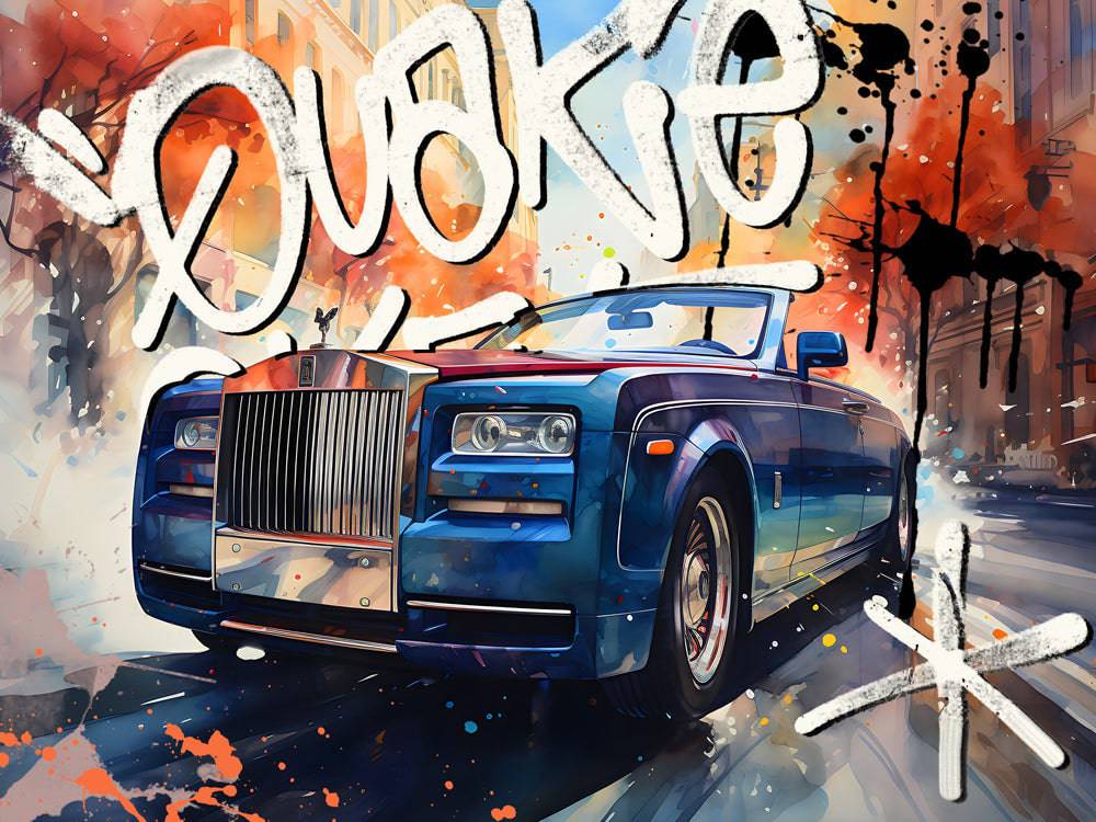 Urban Thunder - Tableau Pop Art Voiture - Fabulartz.fr 