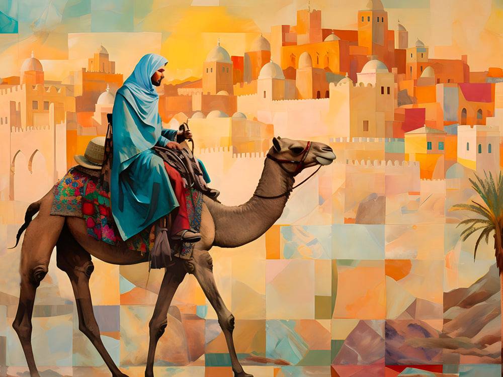 Voyage au Cœur de l'Orient: Tableau d'un Explorateur Nomade - Fabulartz.fr 