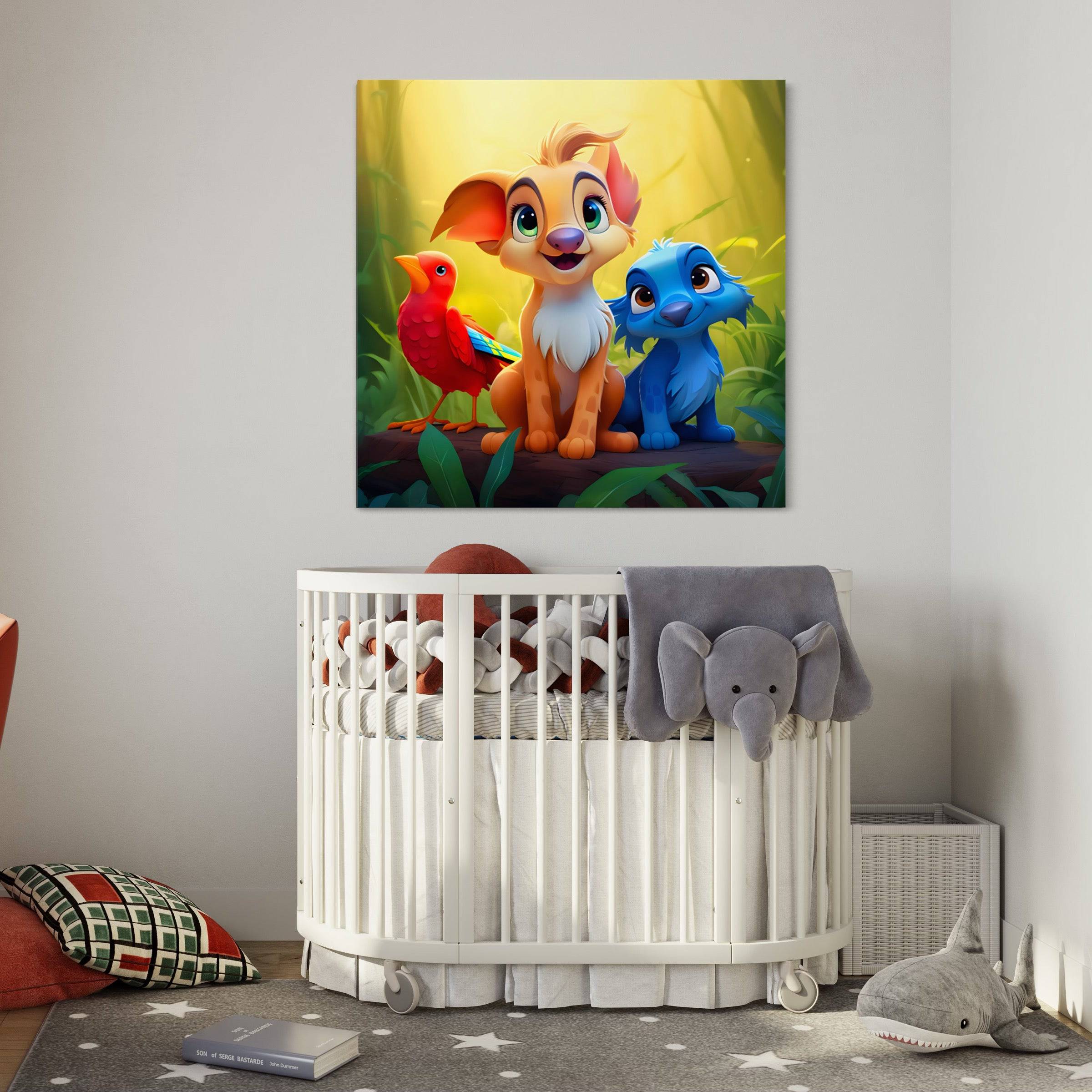 Wild aventure - Tableau Enfant - Fabulartz.fr