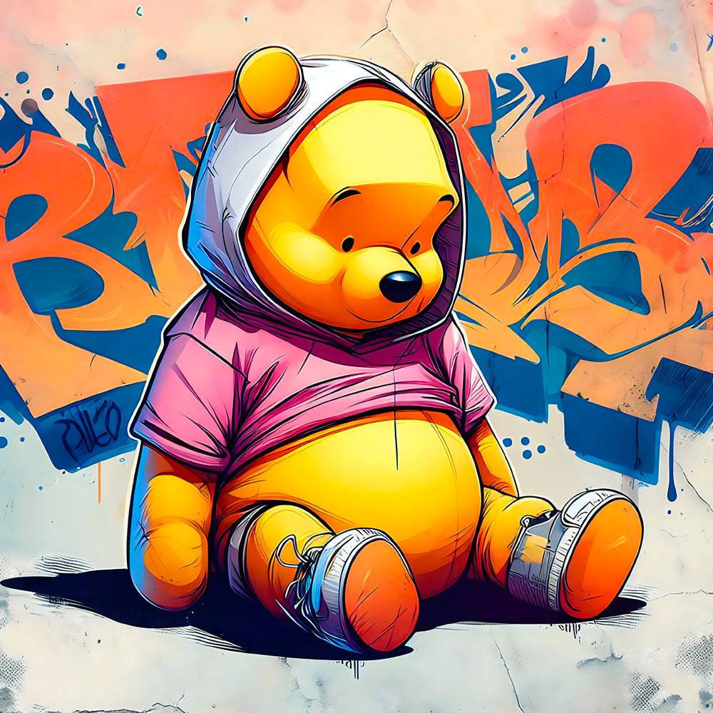 Winnie l'ourson - Tableau Enfant - Fabulartz.fr