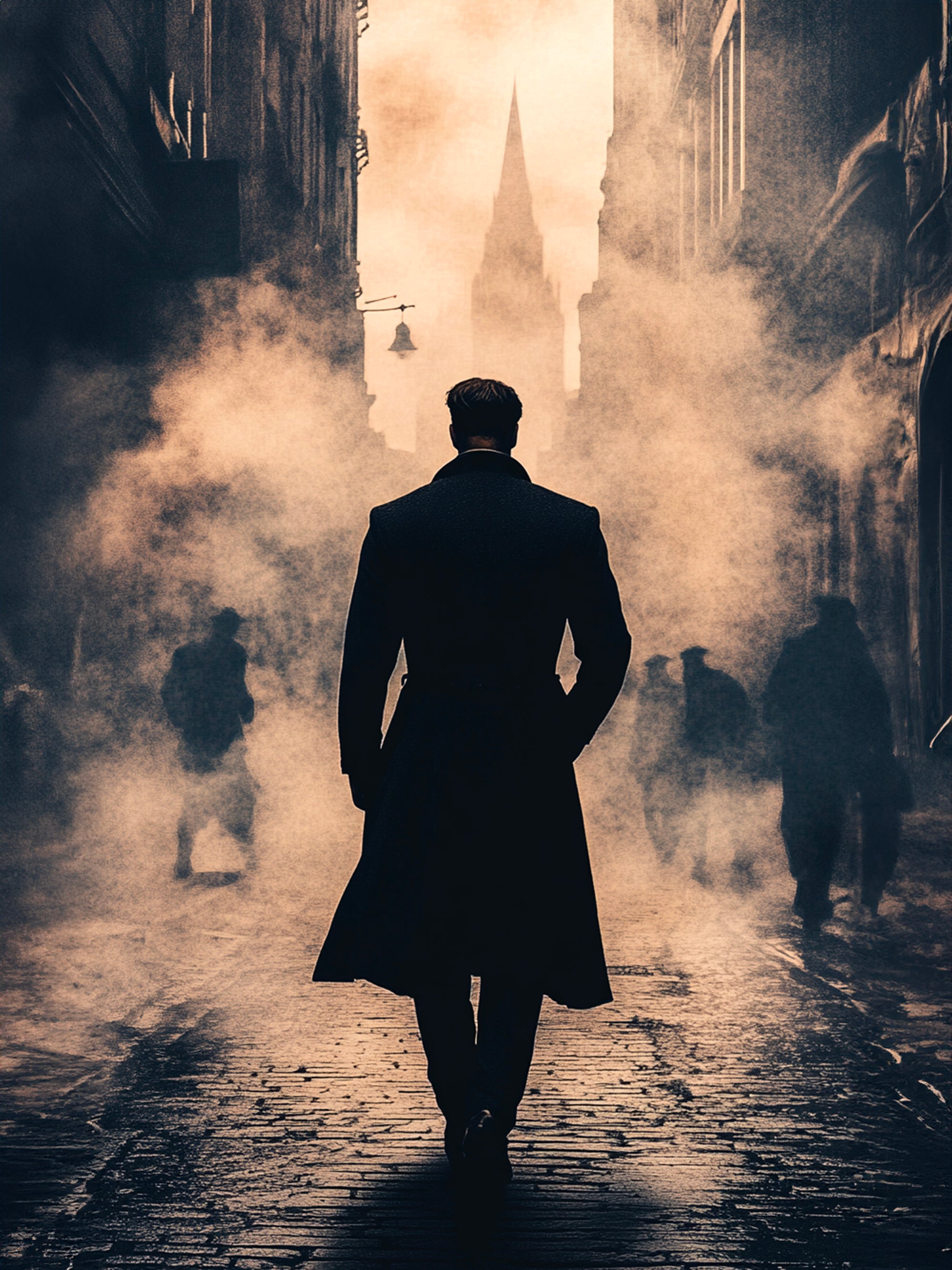 Tableau Mafia - Le Marcheur Solitaire - Décoration Murale - Fabulartz.fr