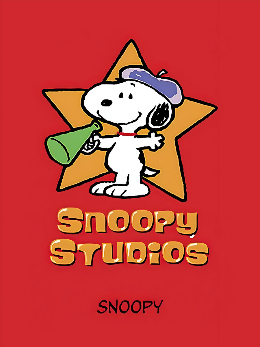 Painting Snoopy Studios - Cadre Déco Cinéma