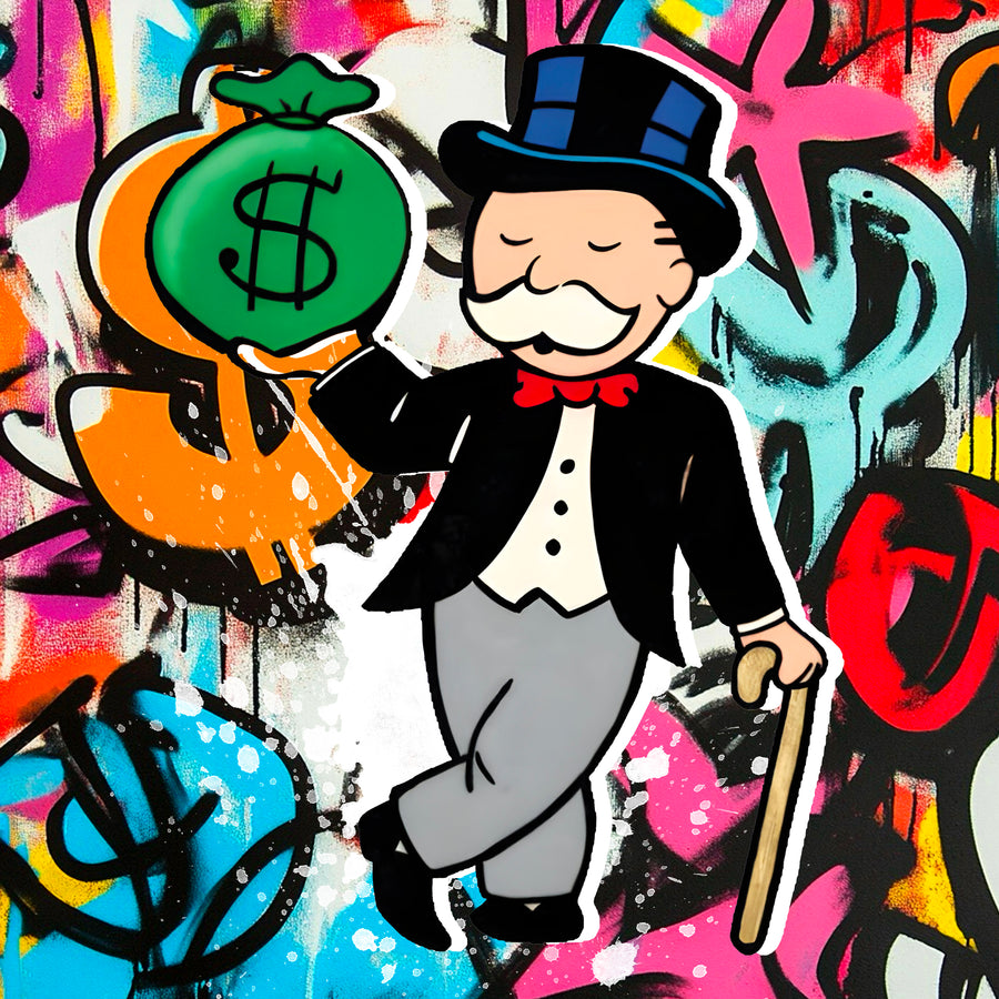Tableau Monopoly Sac Dollar – Décoration Murale Design