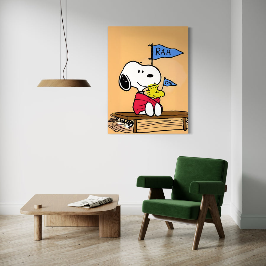 Snoopy Cheerleader - Déco Murale